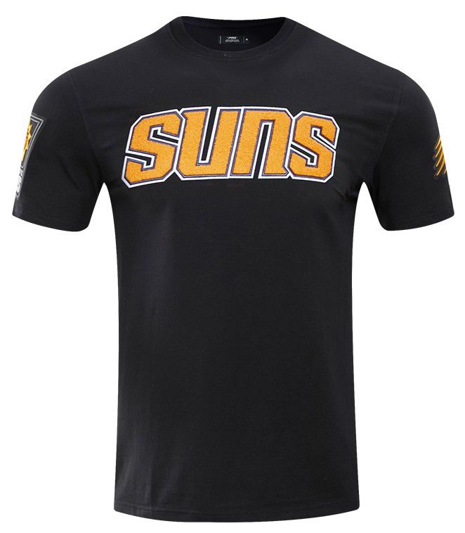 Pro Standard Men's Phoenix Suns Black Classic Chenille T-Shirt product image
