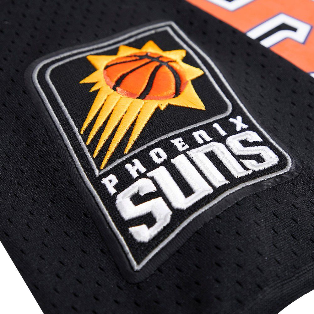 Pro Standard Men's Phoenix Suns Black Logo Classic Mesh Button Up Shirt product image