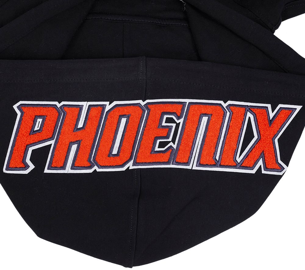 Pro Standard Men's Phoenix Suns Black Classic Chenille Short Sleeve Pullover Hoodie product image