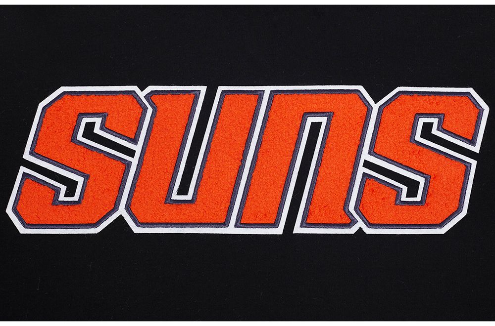 Pro Standard Men's Phoenix Suns Black Classic Chenille Short Sleeve Pullover Hoodie product image