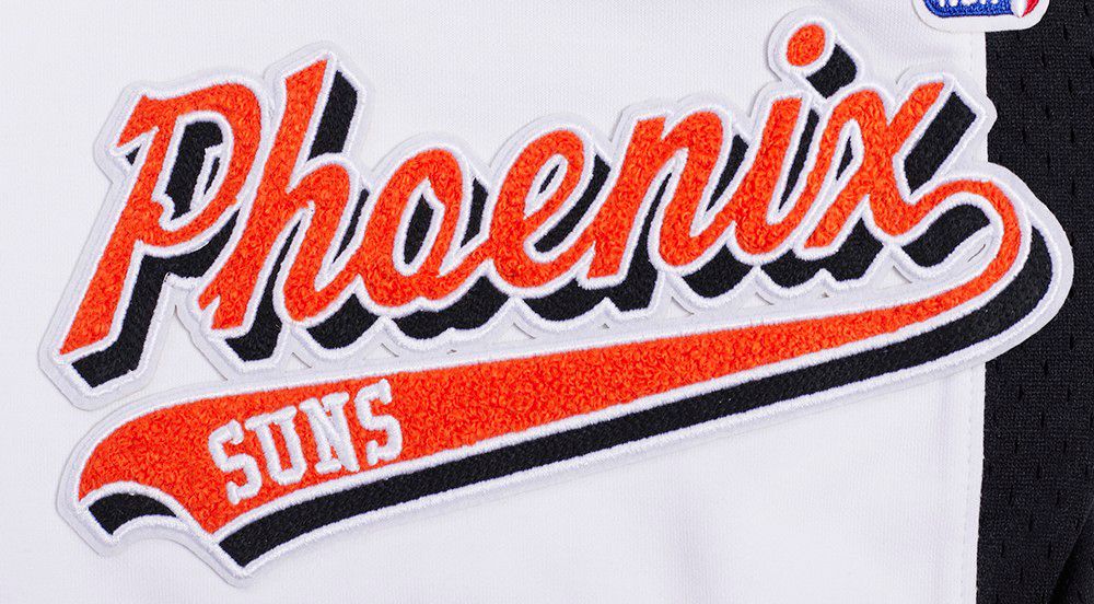 Pro Standard Men's Phoenix Suns White Script Tail Fleece Shorts product image