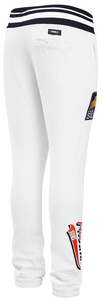 Pro Standard Men's Phoenix Suns White Tail Rib Fleece Sweatpants product image