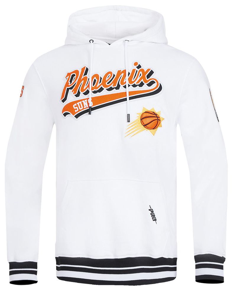 Pro Standard Men's Phoenix Suns White Script Tail Fleece Pullover Hoodie product image