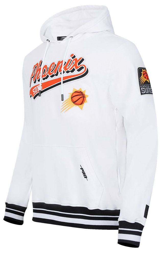 Pro Standard Men's Phoenix Suns White Script Tail Fleece Pullover Hoodie product image