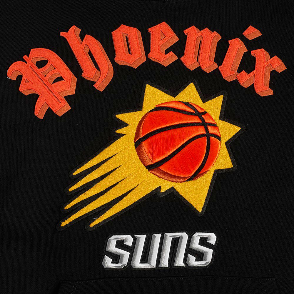 Pro Standard Men's Phoenix Suns Black Old English Fleece Pullover Hoodie product image