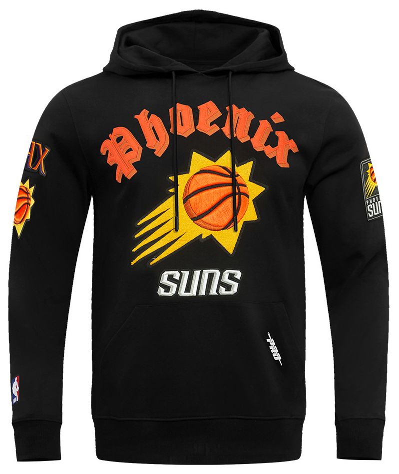 Pro Standard Men's Phoenix Suns Black Old English Fleece Pullover Hoodie product image