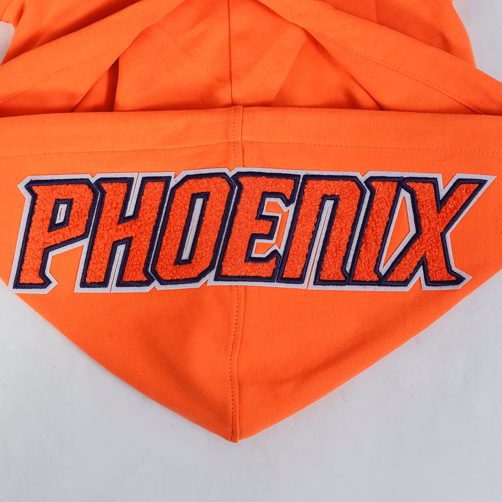 Pro Standard Men's Phoenix Suns Orange Classic Chenille Pullover Hoodie product image