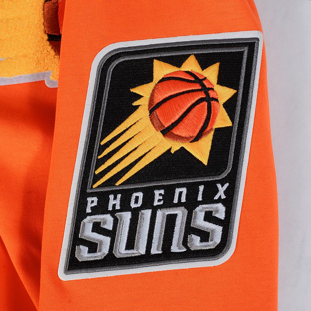 Pro Standard Men's Phoenix Suns Orange Classic Chenille Pullover Hoodie product image