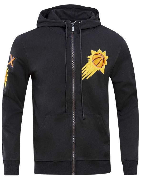 Pro Standard Men's Phoenix Suns Black Classic Chenille Full Zip Hoodie product image