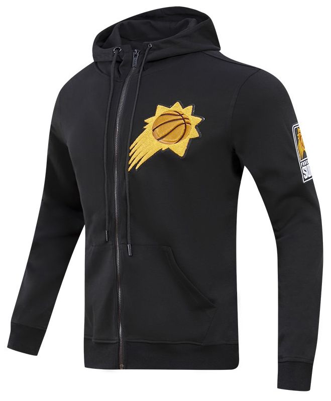Pro Standard Men's Phoenix Suns Black Classic Chenille Full Zip Hoodie product image