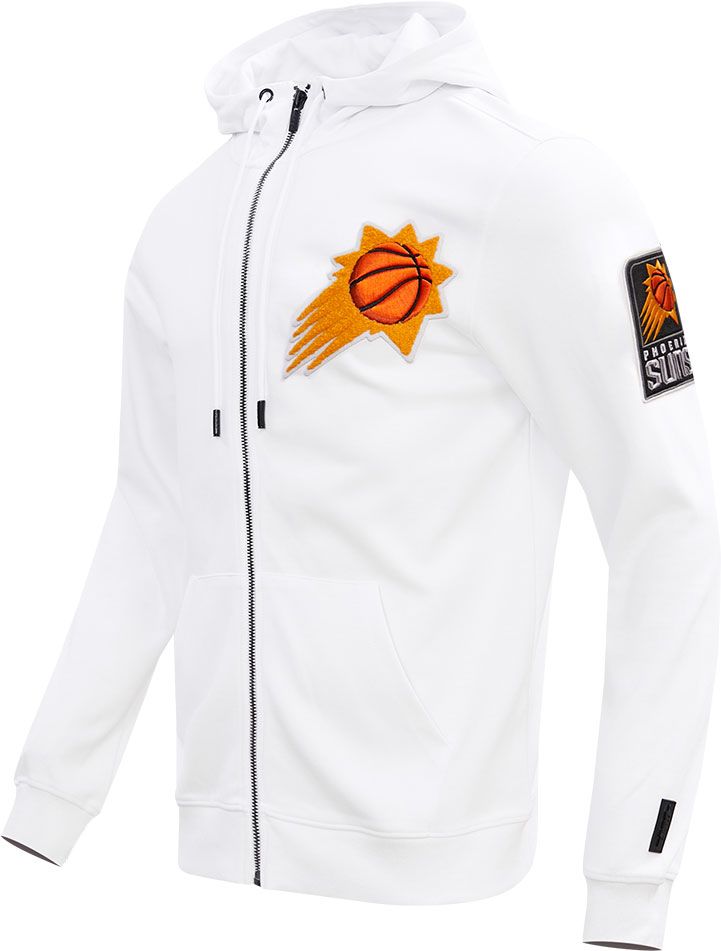 Pro Standard Men's Phoenix Suns White Chenille Full Zip Hoodie product image