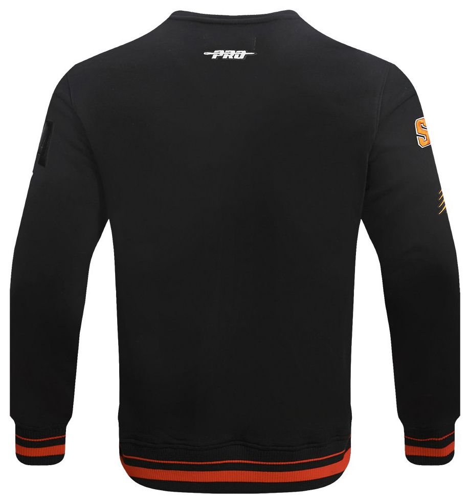 Pro Standard Men's Phoenix Suns Black Rib Mash Up Fleece Pullover Hoodie product image