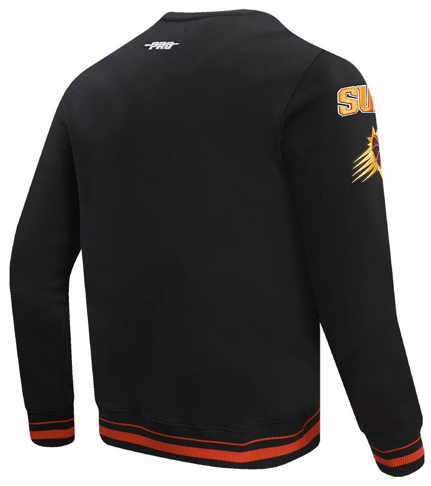 Pro Standard Men's Phoenix Suns Black Rib Mash Up Fleece Pullover Hoodie product image