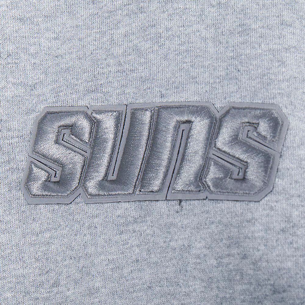 Pro Standard Men's Phoenix Suns Grey Neutral Drop Fleece Hoodie product image