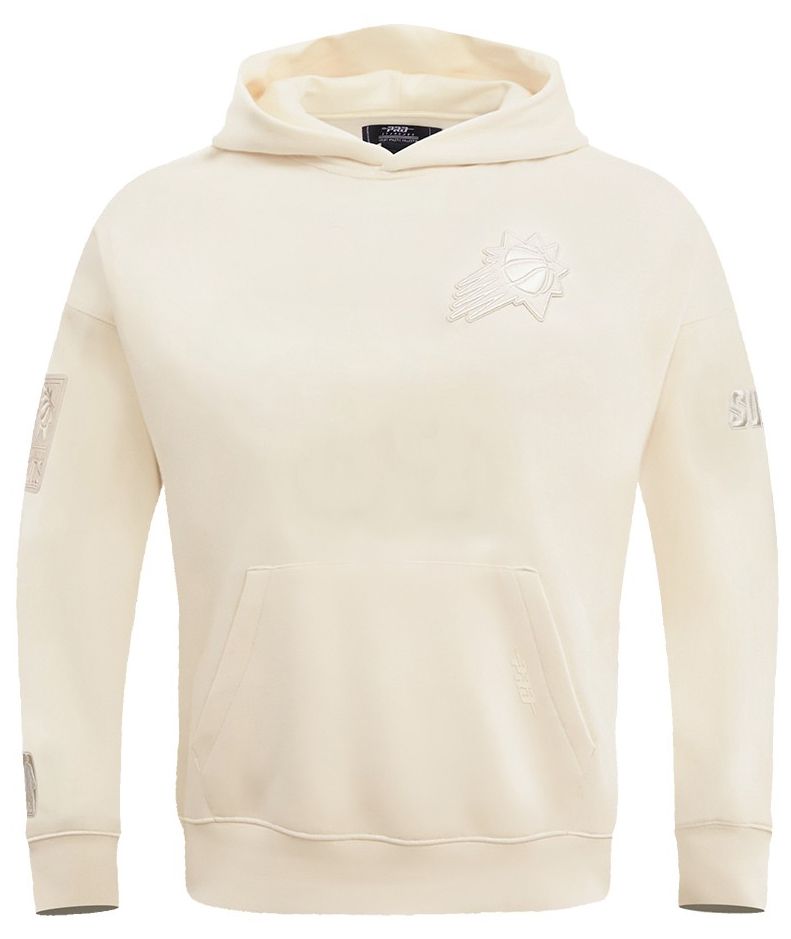 Pro Standard Men's Phoenix Suns Off White Neutral Drop Fleece Hoodie product image