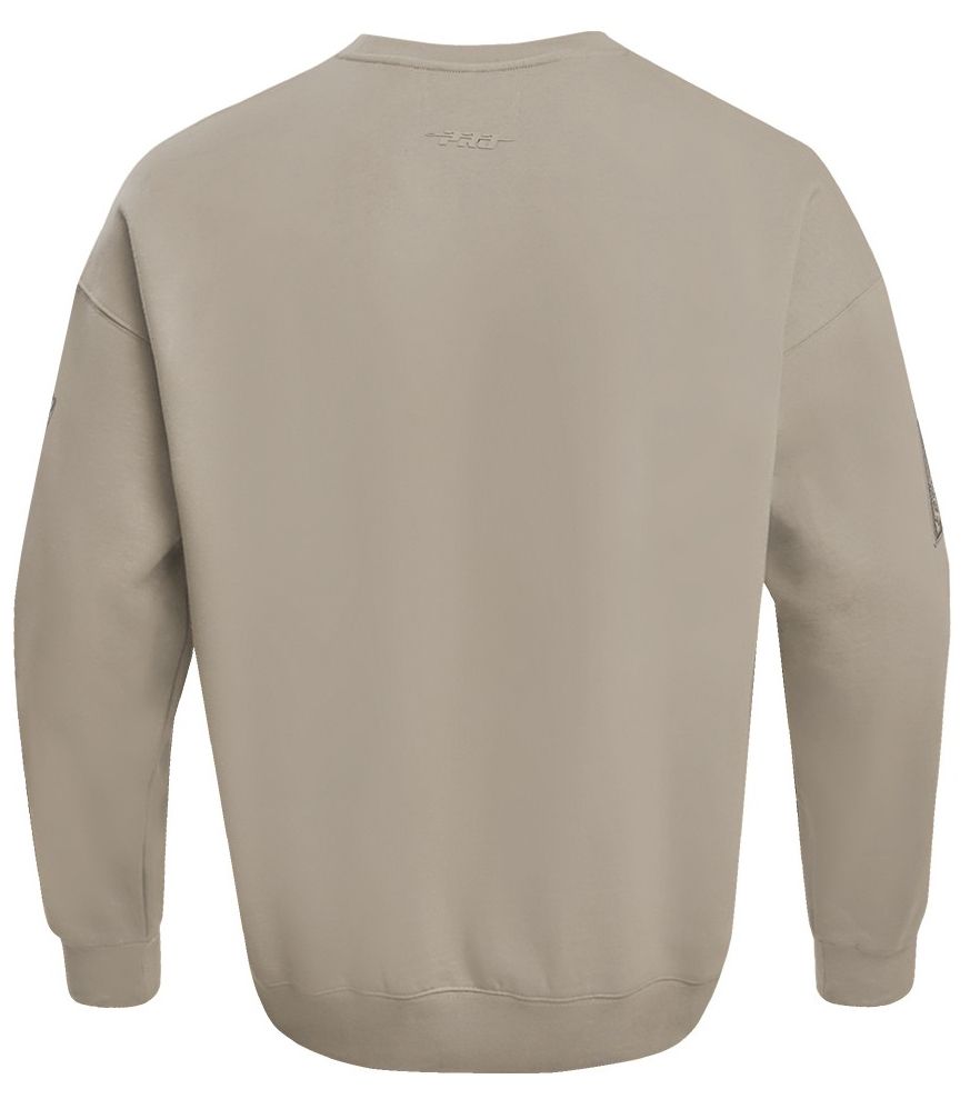 Pro Standard Men's Phoenix Suns Taupe Neutral Drop Fleece Crewneck Sweatshirt product image