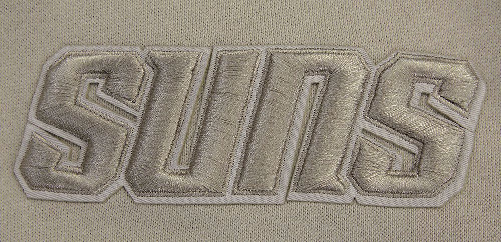 Pro Standard Men's Phoenix Suns Taupe Neutral Drop Fleece Crewneck Sweatshirt product image