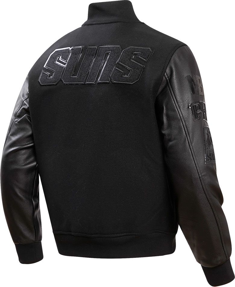 Pro Standard Men's Phoenix Suns Black Wool Varsity Jacket product image