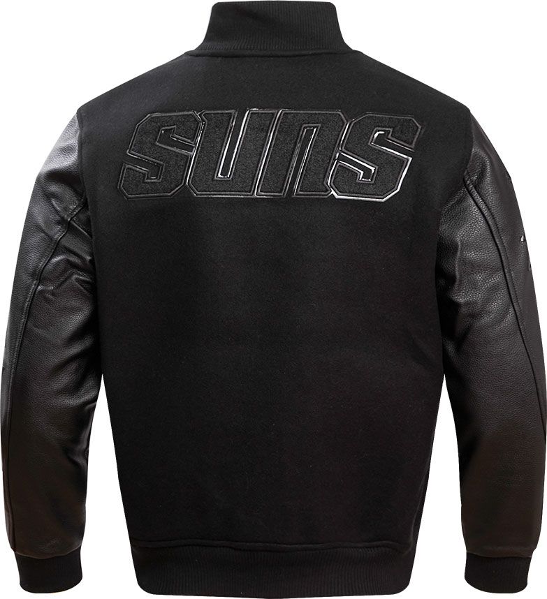 Pro Standard Men's Phoenix Suns Black Wool Varsity Jacket product image