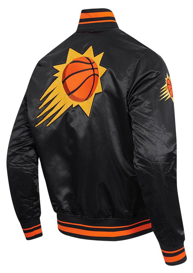 Pro Standard Men's Phoenix Suns Black  Retro Classic Rib Satin Jacket product image