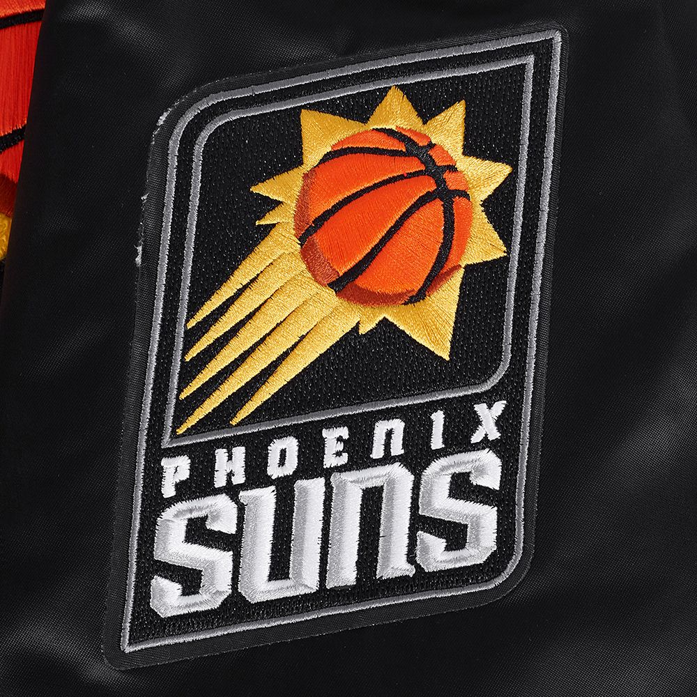 Pro Standard Men's Phoenix Suns Black  Retro Classic Rib Satin Jacket product image