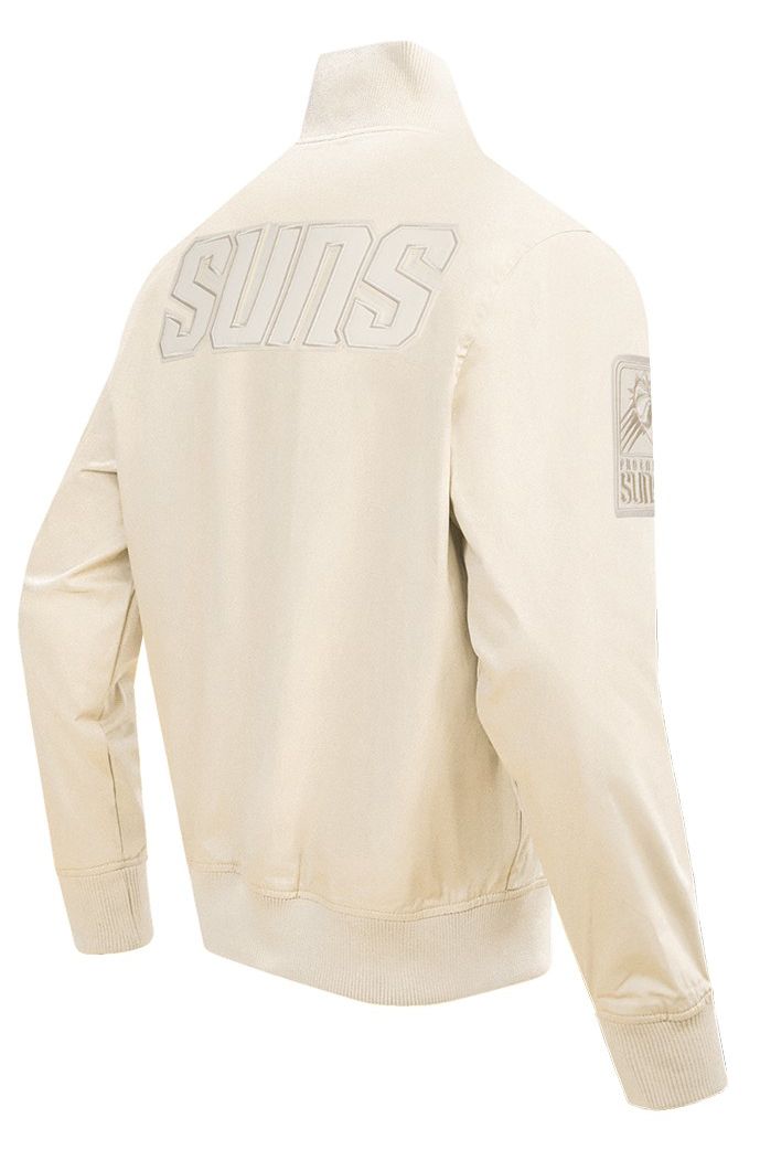 Pro Standard Men's Phoenix Suns Off White Neutral Twill Jacket product image