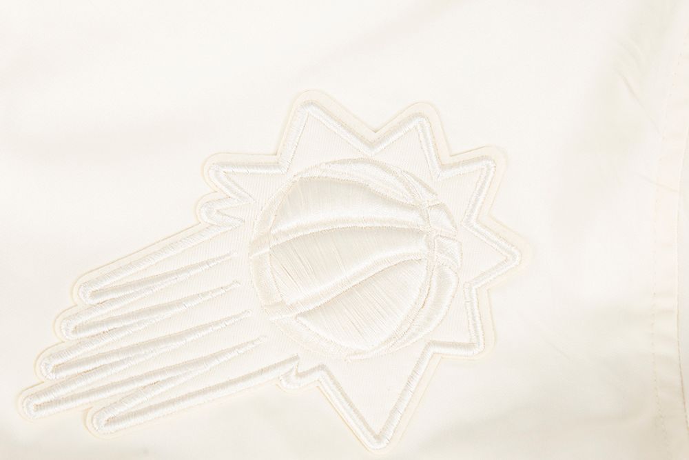 Pro Standard Men's Phoenix Suns Off White Neutral Twill Jacket product image