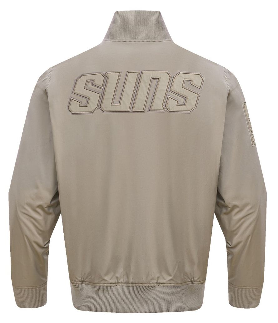 Pro Standard Men's Phoenix Suns Taupe Neutral Twill Jacket product image