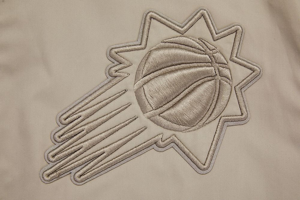 Pro Standard Men's Phoenix Suns Taupe Neutral Twill Jacket product image