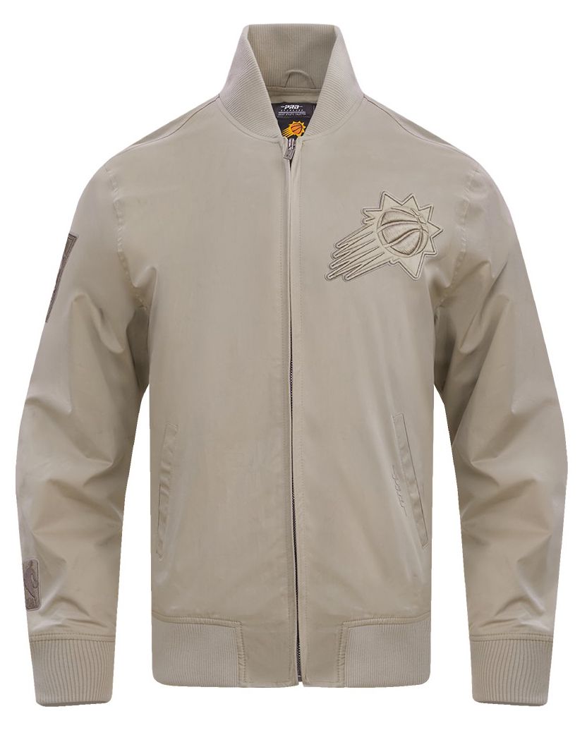 Pro Standard Men's Phoenix Suns Taupe Neutral Twill Jacket product image