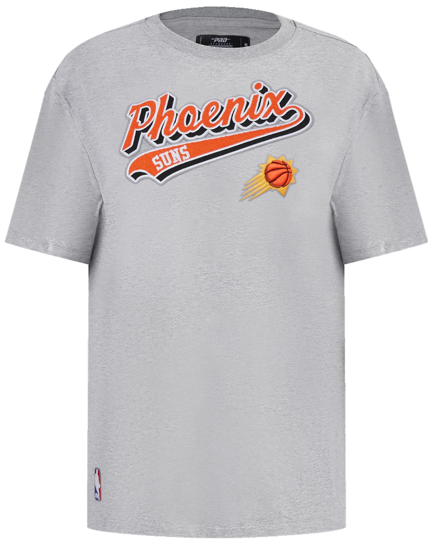 Pro Standard Women's Phoenix Suns Grey Script Tail Boyfriend T-Shirt product image