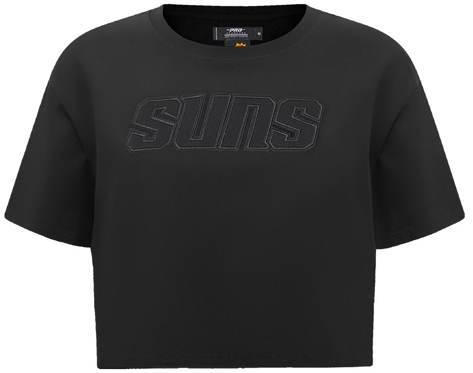 Pro Standard Women's Phoenix Suns Black Neutral Boxy Cropped T-Shirt product image