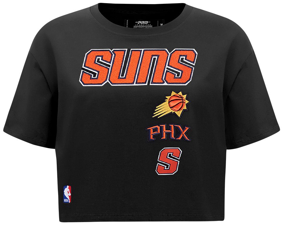 Pro Standard Women's Phoenix Suns Black Classic Boxy Cropped T-Shirt product image