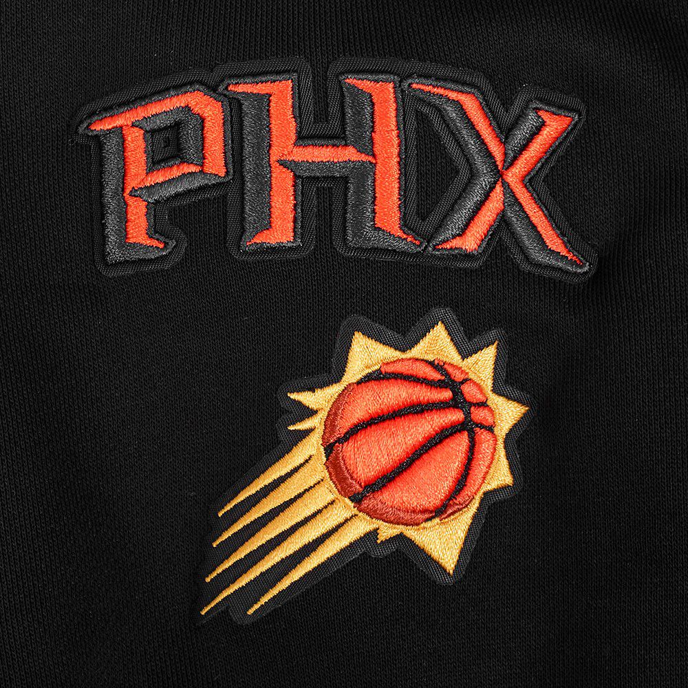 Pro Standard Women's Phoenix Suns Black Retro Classic Cropped Fleece Pullover Hoodie product image