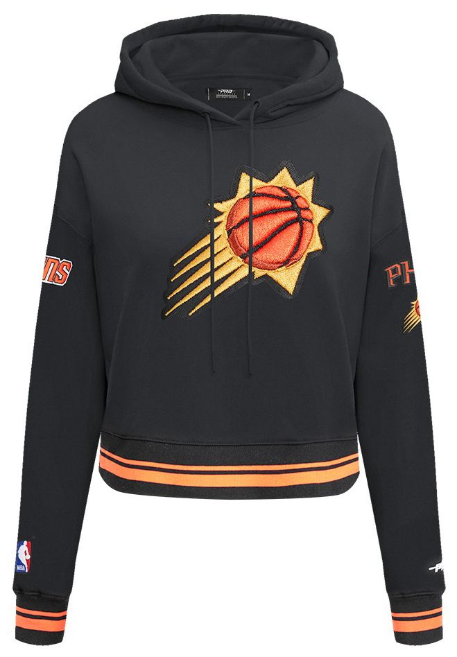 Pro Standard Women's Phoenix Suns Black Retro Classic Cropped Fleece Pullover Hoodie product image