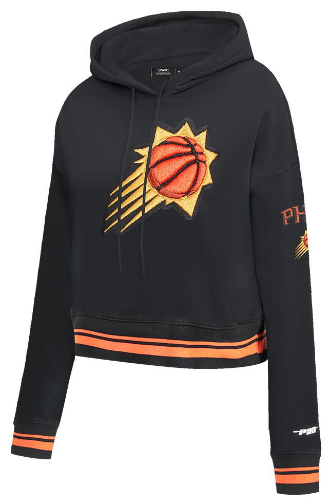 Pro Standard Women's Phoenix Suns Black Retro Classic Cropped Fleece Pullover Hoodie product image