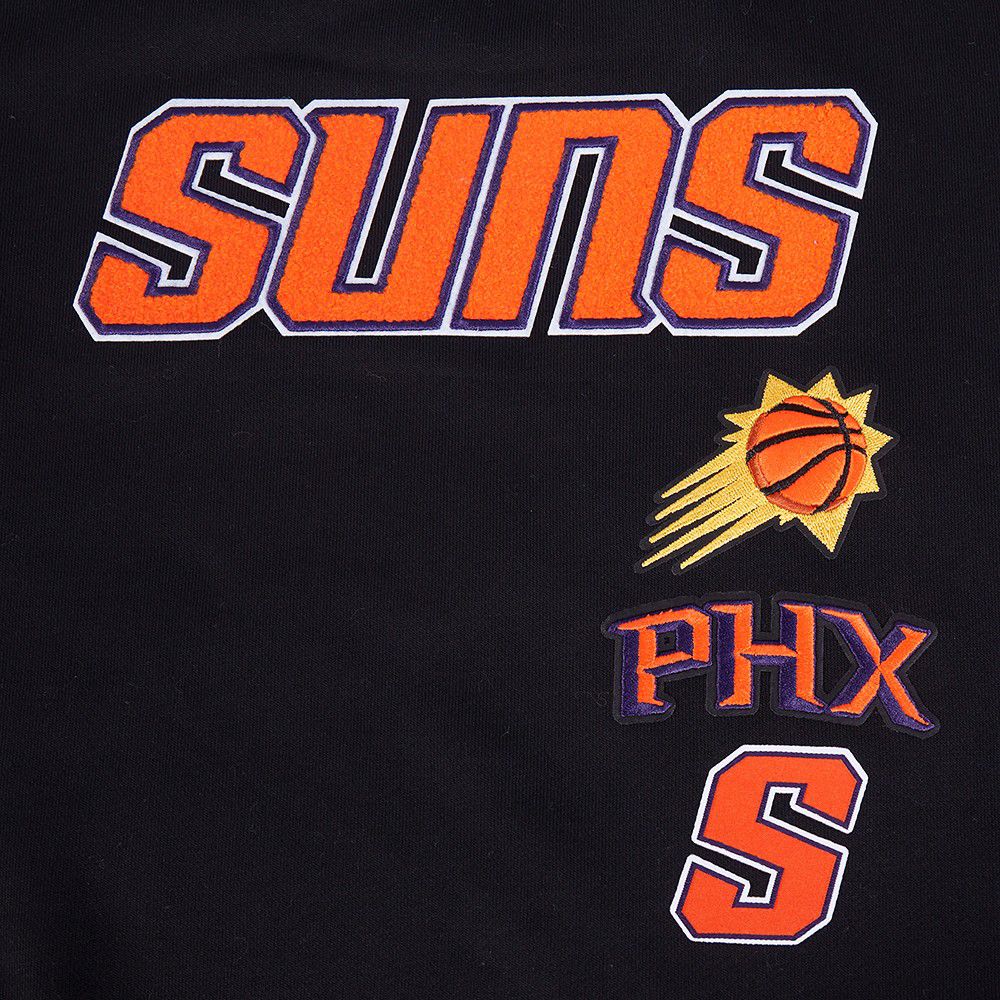 Pro Standard Women's Phoenix Suns Black Retro Classic Fleece Crewneck Sweatshirt product image