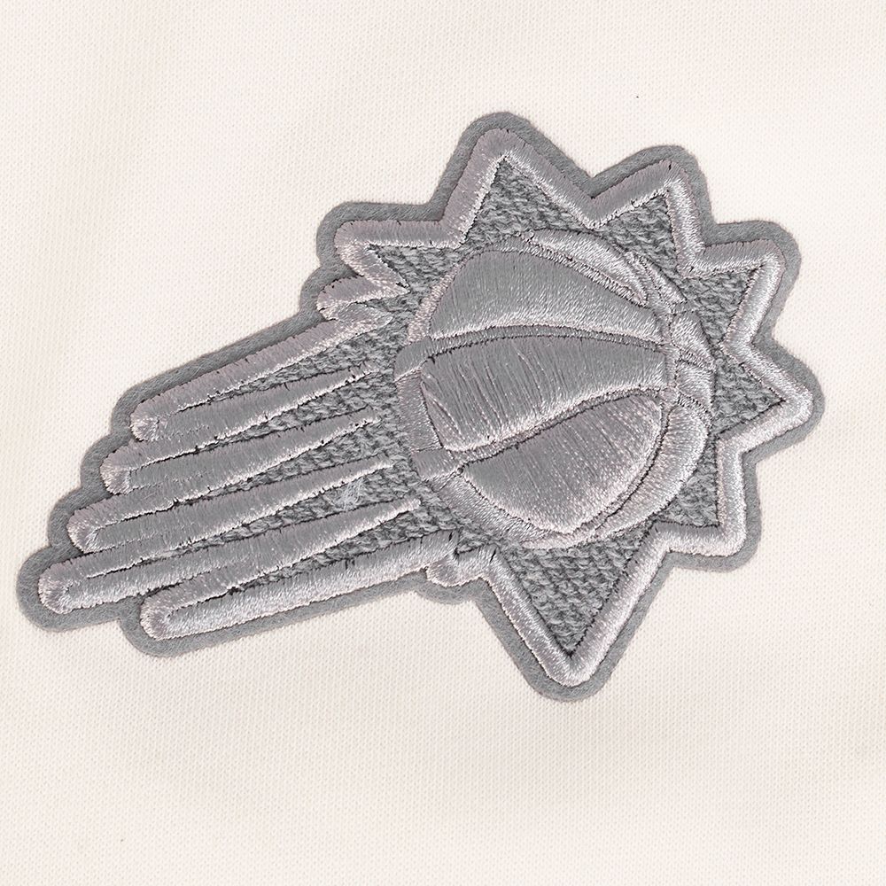 Pro Standard Women's Phoenix Suns Off White Reverse French Terry Crewneck Sweatshirt product image