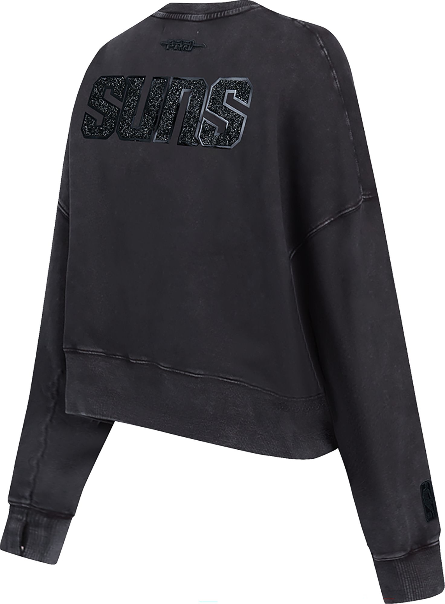 Pro Standard Women's Phoenix Suns Black Crystalline Crew Pullover Sweatshirt product image