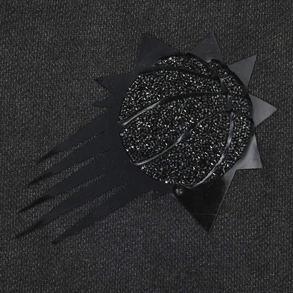 Pro Standard Women's Phoenix Suns Black Crystalline Cropped Pullover Hoodie product image