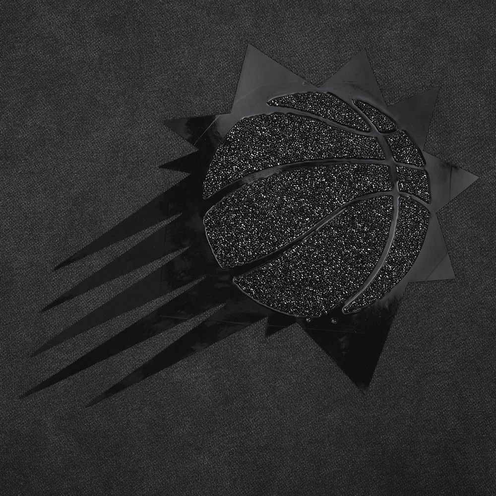 Pro Standard Women's Phoenix Suns Black Crystalline Cropped Pullover Hoodie product image