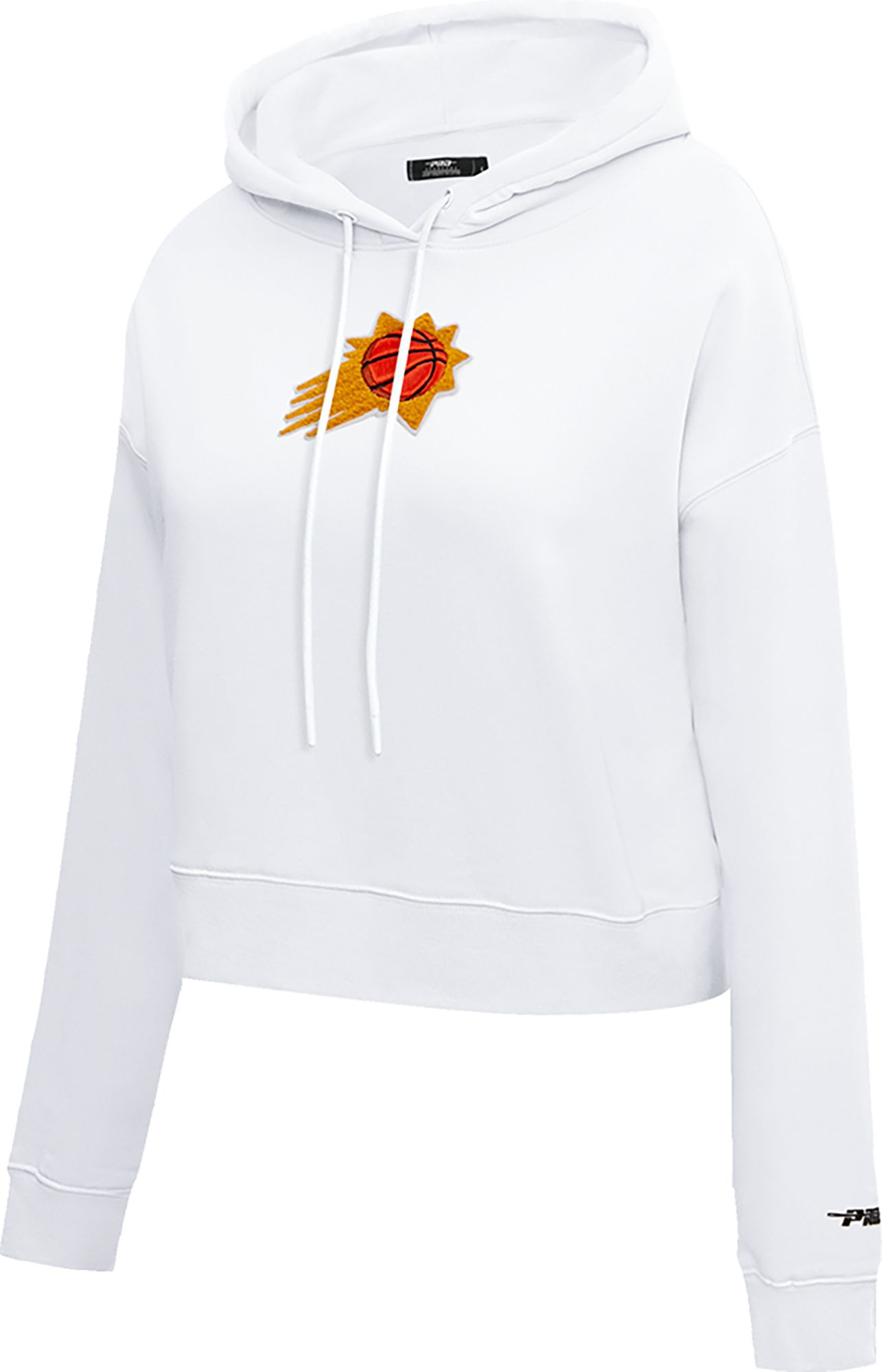 Pro Standard Women's Phoenix Suns White Cropped Fleece Pullover Hoodie product image