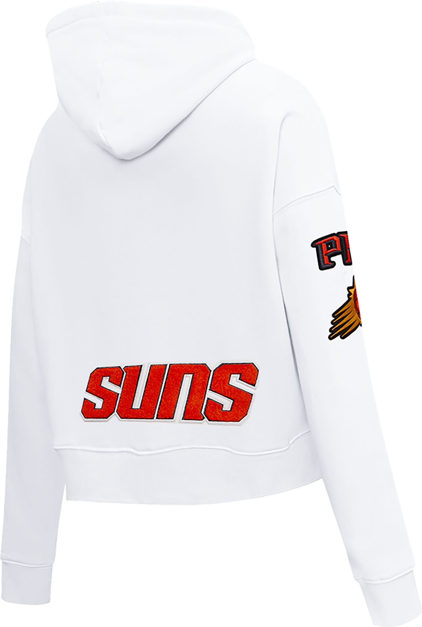 Pro Standard Women's Phoenix Suns White Cropped Fleece Pullover Hoodie product image