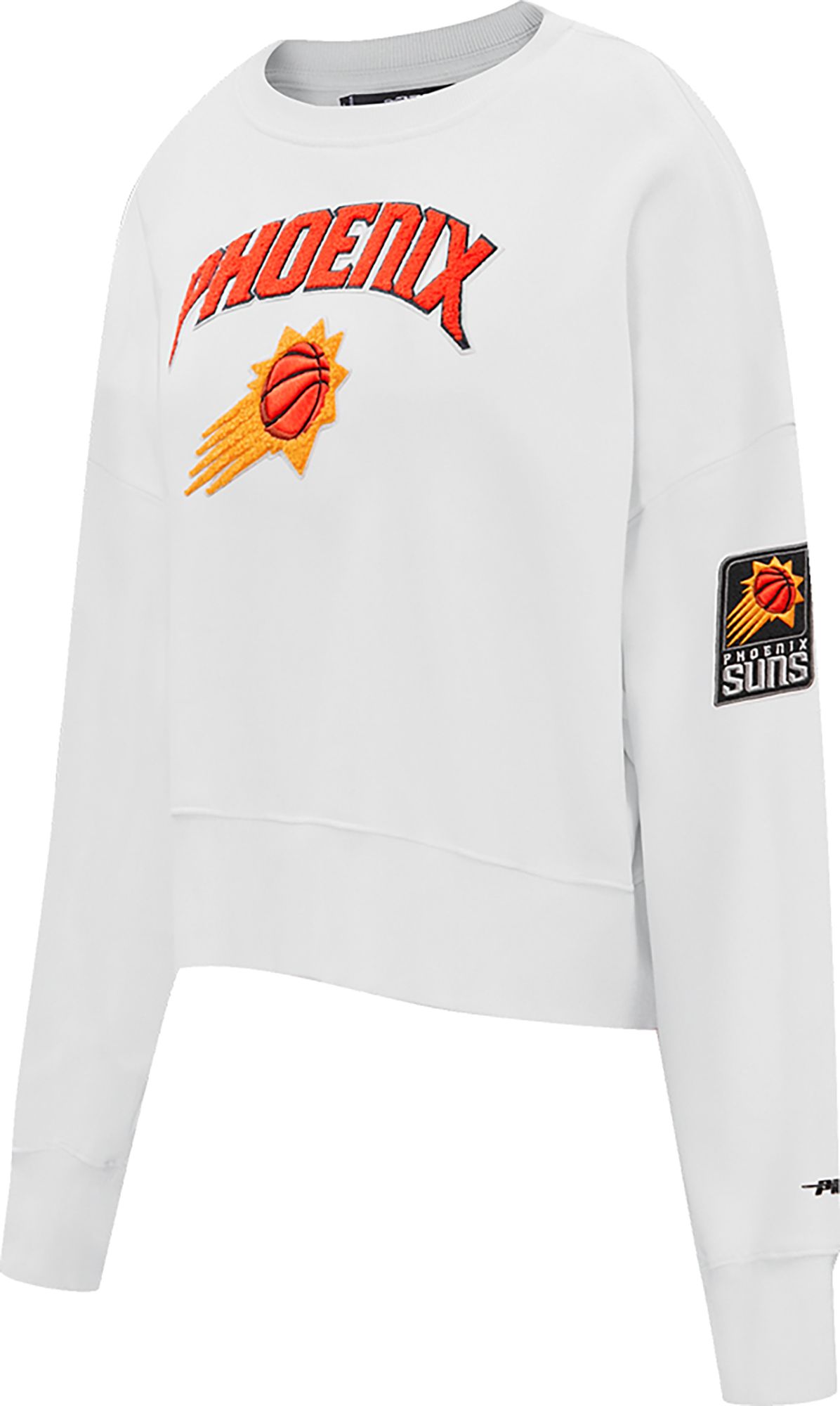 Pro Standard Women's Phoenix Suns White Fleece Crewneck Sweater product image