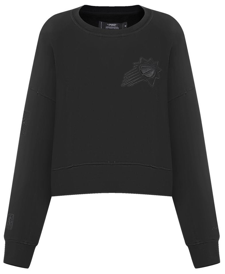 Pro Standard Women's Phoenix Suns Black Neutral Fleece Crewneck Sweatshirt product image