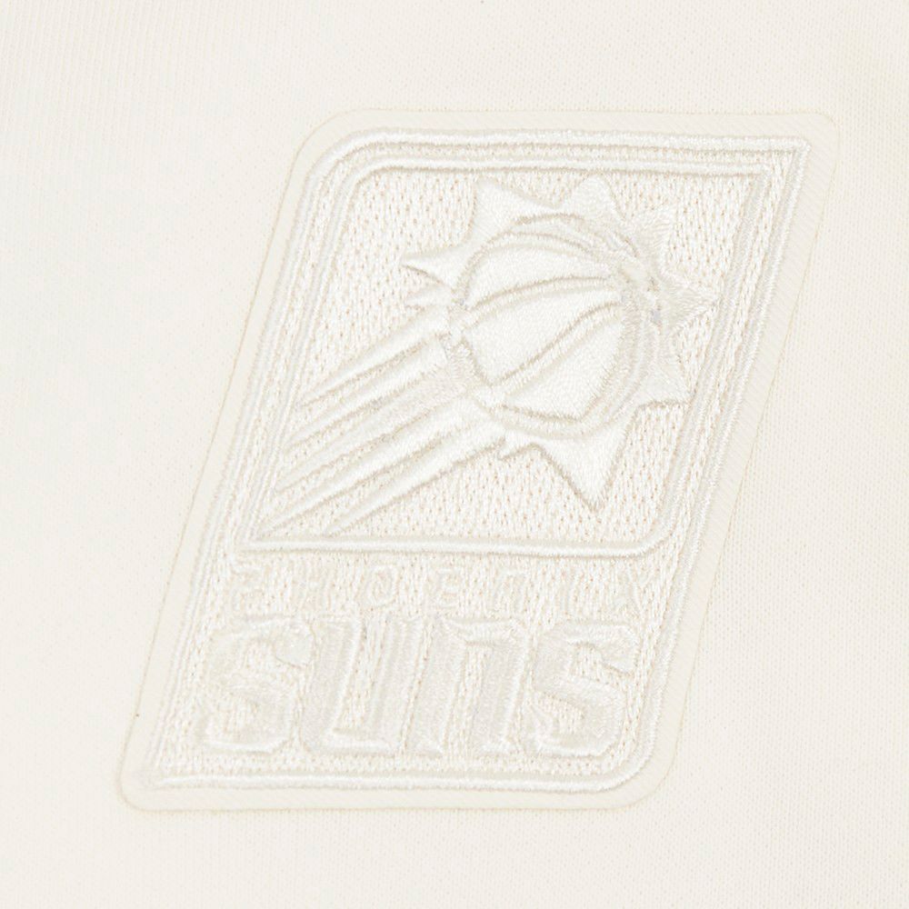 Pro Standard Women's Phoenix Suns Off White Neutral Fleece Crewneck Sweatshirt product image