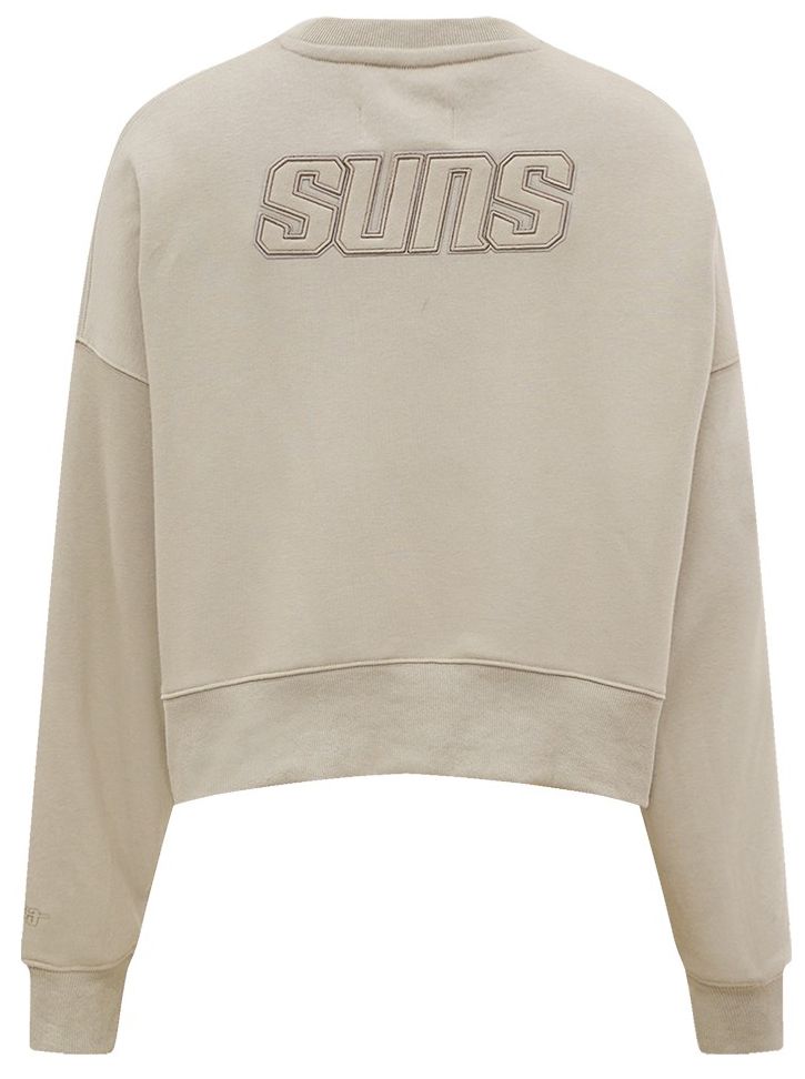 Pro Standard Women's Phoenix Suns Taupe Neutral Fleece Crewneck Sweatshirt product image