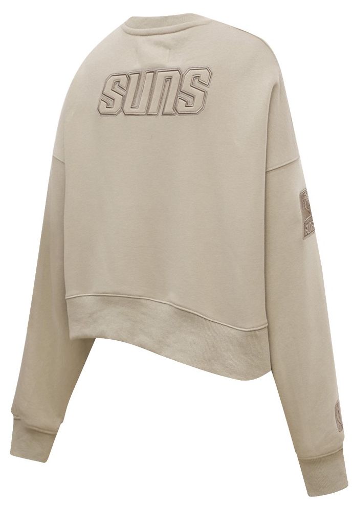 Pro Standard Women's Phoenix Suns Taupe Neutral Fleece Crewneck Sweatshirt product image