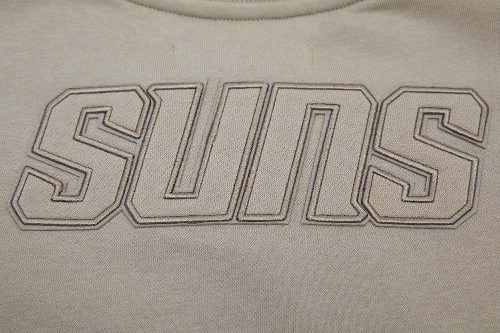 Pro Standard Women's Phoenix Suns Taupe Neutral Fleece Crewneck Sweatshirt product image