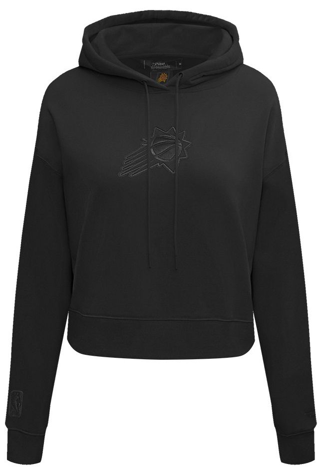 Pro Standard Women's Phoenix Suns Black Neutral Cropped Fleece Pullover Hoodie product image